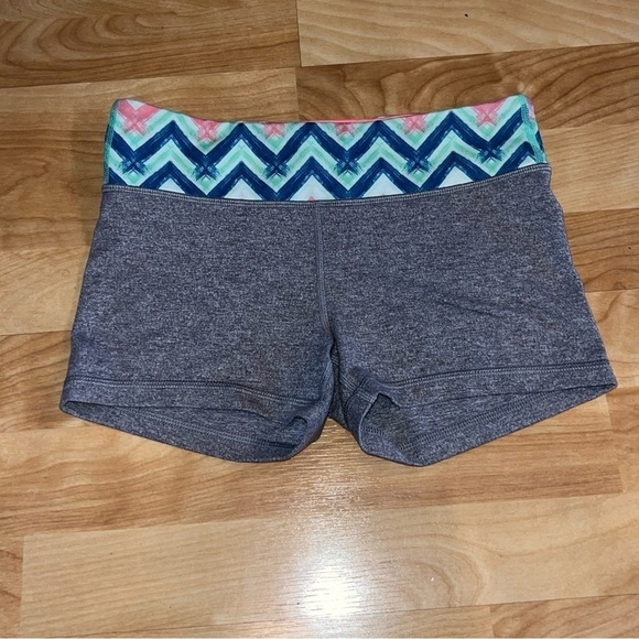 Kid's Ivivva Grey Athletic Shorts - Picture 2 of 7